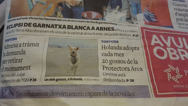 Avui sortim al Diari Ebre!
